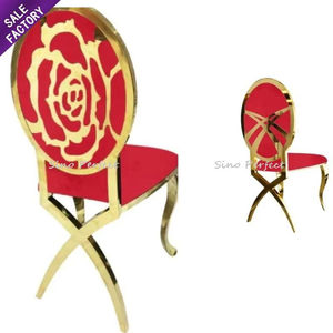 Luxury Customize Oval Back Banquet <b>Chair</b> Furniture New Design Stainless Steel Wedding <b>Dining</b> <b>Chair</b> - Product Image 1