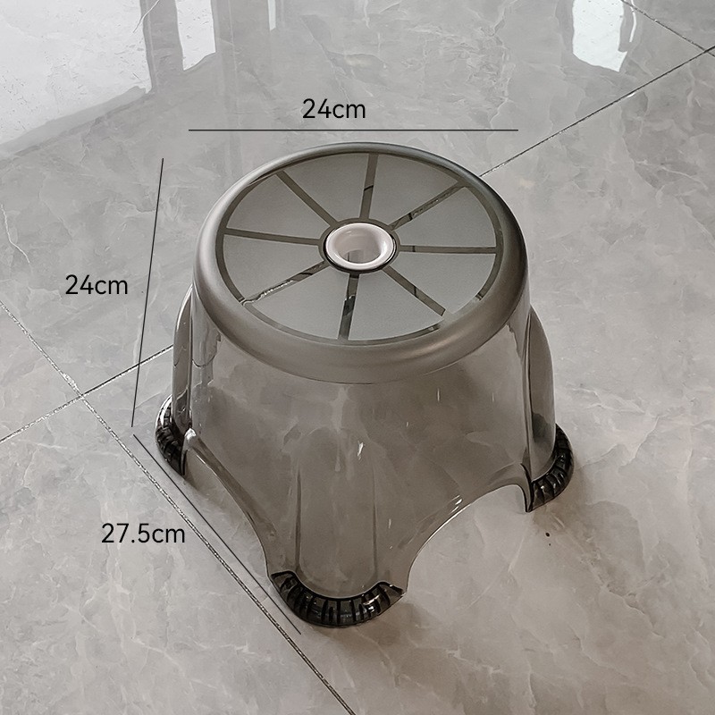 Transparent Crystal Gray Large