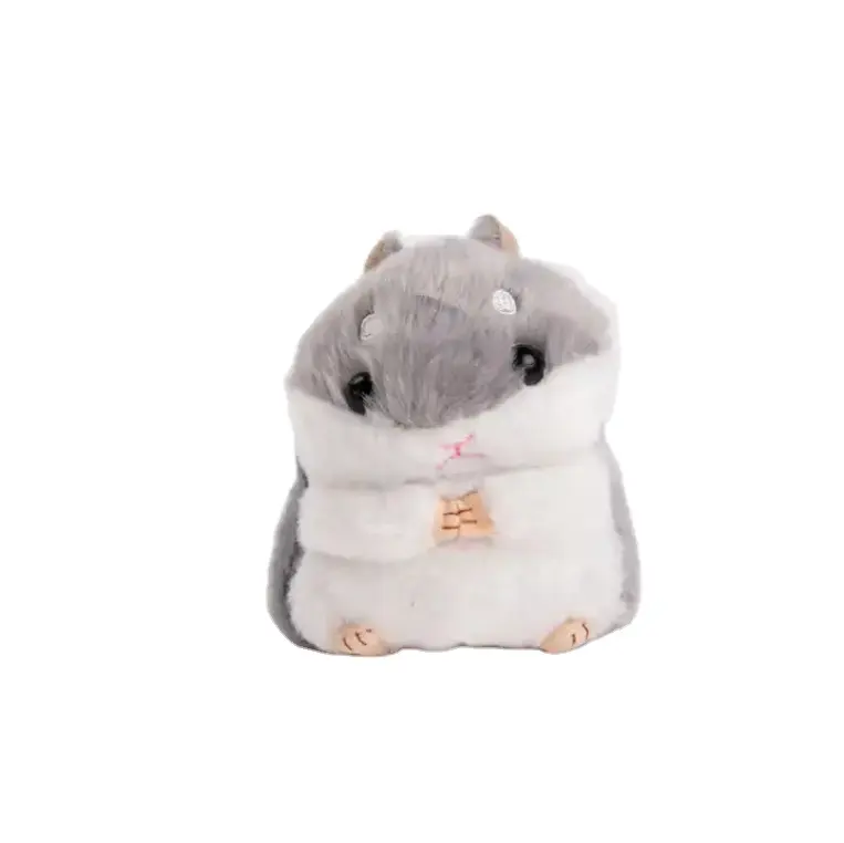 Küçük peluş oyuncak sevimli hamster çok renkli seçeneği