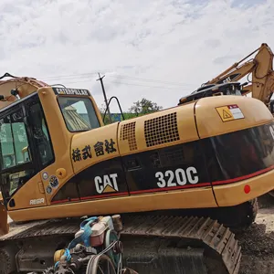 Le Japon a fabriqué des machines d'occasion d'équipement lourd CAT 320C excavatrice machine c excavatrices d'occasion à vendre