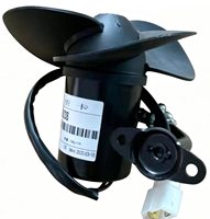 Ventilateur de tableau de bord métallique haute vitesse 24V pour conducteur de bus, idéal pour les cabines de camions Yutong, King Long, Higer
