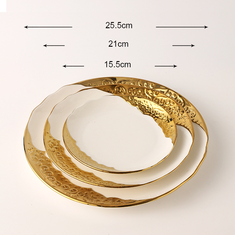 Assiette ronde de 10 pouces