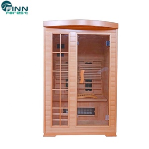 Sauna a Infrarossi Fenlin per 2 Persone, <span class=keywords><strong>Mini</strong></span> Cabina Sauna Secca e Umida per Uso Domestico - Product Image 6