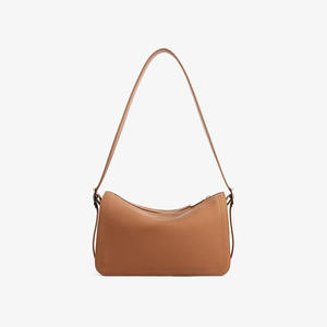 Sac d'épaule décontracté en cuir pour femme, petit sac à bandoulière, sac de transport simple et tendance, sac oreiller, nouveauté été 2025 - Product Image 2