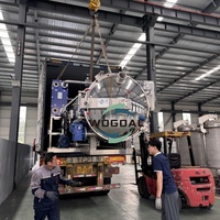 Machine industrielle de stérilisation à la vapeur d'autoclave de cornue de pression pour des poches