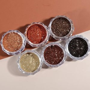 ชุดผงเล็บโครเมียม 6 สีเมลลาร์ด เม็ดสีเมทัลลิกสีน้ำตาลเอฟเฟกต์กระจกเงา ผงกลิตเตอร์แต่งเล็บ พร้อมฟองน้ำสำหรับทา - Product Image 4