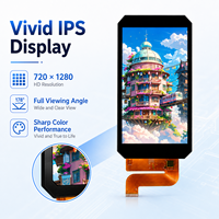 Maßgefertigtes IPS Wide View 4,99 Zoll 720x1280 MIPI 4-Kanal AA 62,1x110,4mm TFT LCD Modul für Smart Home Steuerung Mit Stabiler Versorgung