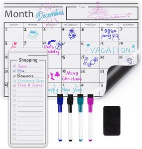 <span class=keywords><strong>Calendrier</strong></span> magnétique pour réfrigérateur, planification des activités quotidiennes, hebdomadaires et mensuelles, tâches ménagères, aimants pour réfrigérateur, <span class=keywords><strong>calendrier</strong></span> - Product Image 1