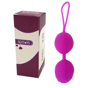 Prodotti per adulti di fabbrica in Silicone 2 in 1 Set da <span class=keywords><strong>donna</strong></span> figa stringendo formazione Koro <span class=keywords><strong>Sex</strong></span> Toys Kegel palle - Product Image 2