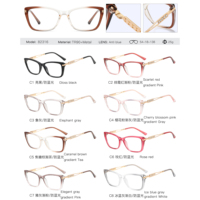 MS 82316 2025 Nouvelles montures de lunettes pour femmes TR90+Métal Décoration diamant Lunettes optiques Anti-lumière bleue Lunettes de vue Agent d'expédition