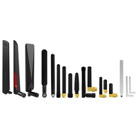 Antenne de routeur Wifi externe 5dBi 2.4G 5.8G, antenne de communication universelle large bande omnidirectionnelle en caoutchouc 12dBi 1710-1900MHZ 3G 5G LTE