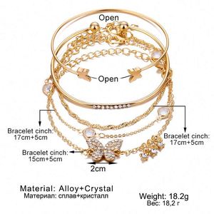 European American Women's Small Retro Style Light Luxury Fashion <b>Bracelet</b> New Diamond Butterfly Design Cross-Border Luxury - Product Image 3