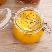 Recipiente de vidrio 200ml 250ml 500ml 750ml 1000ml 1500ml 2000ml 3000ml Frasco de almacenamiento de alimentos enlatado en escabeche hermético vacío