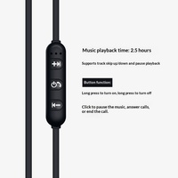 Écouteurs sans fil Bluetooth XT11 à tour de cou, casque stéréo magnétique pour le sport et l'entraînement en extérieur