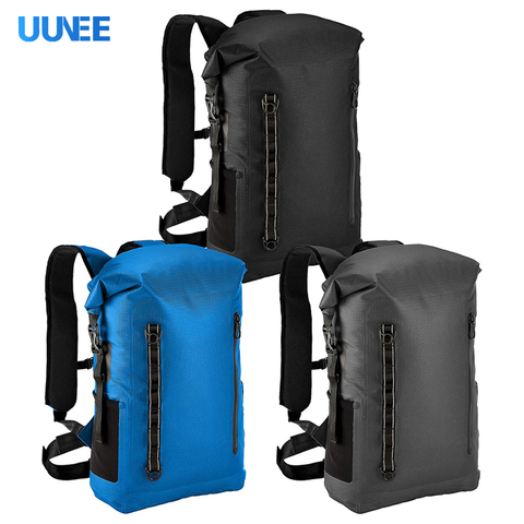 New Fashion Unisex Roll Top Dry Bag Waterproof Backpack for Outdoor Climbing Casual Use Kayaking Camping Boating Hiking Beach