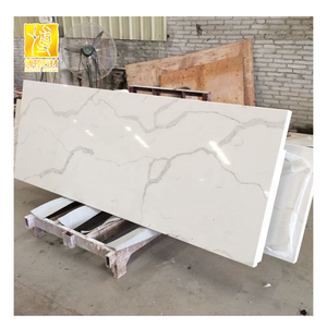 BOTON Đá Nhân Tạo <span class=keywords><strong>Calacatta</strong></span> Thạch Anh Slab Trắng Countertop Sàn Gạch Nuôi Cấy Đá Cẩm Thạch Xung Quanh - Product Image 5