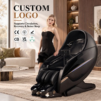 Fauteuil de massage américain abordable De Sleep Comfort Zone avec mouvements de vibration sonore 5D chauffants