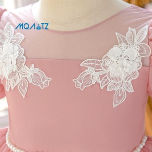 Vestido de Niña con Bordado MQATZ, Elegante Vestido de Fiesta de Manga Corta, <span class=keywords><strong>Vestidos</strong></span> de Princesa para Cumpleaños Infantiles, Diseños de <span class=keywords><strong>Vestidos</strong></span> para Niñas - Product Image 5