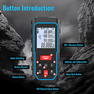 Télémètre <span class=keywords><strong>laser</strong></span> S8C multifonction avec précision de 1 mm, portée de 120 m, mesure d'angle, alimentation par piles sèches ou au lithium - Product Image 4