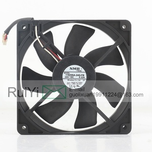 原装NMB 5V 12V 48V DC 24V 0.32A交流EC 12025 120x12 0x 25mm 12CM功率转换器机箱三线11925SA-24Q-FB冷却风扇 - Product Image 2
