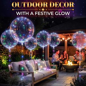 Globos Bobo LED de 20 Pulgadas con Luz para Decoración de Bodas y Fiestas al por Mayor - Product Image 4