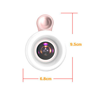 2 In 1 <span class=keywords><strong>Lens</strong></span> kiti makro <span class=keywords><strong>lens</strong></span> ile halka dolgu ışığı - Product Image 6