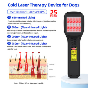 Máquina de Terapia Láser de Alta Intensidad Portátil, Equipo Quiropráctico <span class=keywords><strong>para</strong></span> el Alivio del Dolor Articular y de Artritis con 980nm 905nm 808nm - Product Image 4