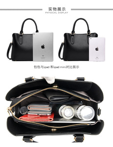 New Factory Wholesale Large Capacity Women's Handbag <b>Tote</b> Shoulder Bag Pu Leather Lady Fashion Designer Messenger Bag - Product Image 4