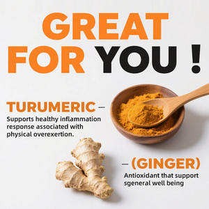 อาหารเสริมพริกไทยดำแบบ OEM/ODM สำหรับผู้ใหญ่ ช่วยบำรุงข้อ บรรเทาอาการปวดกล้ามเนื้อ แคปซูลขมิ้นชันและเคอร์คูมิน - Product Image 5