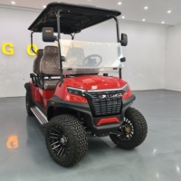 Meilleur Buggy 4 places avec moteur AC, frein hydraulique et ceintures de sécurité 3 points, moteur 5KW pour usage résidentiel/commercial/locatif