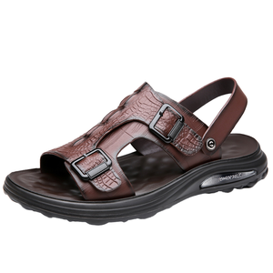 Tongs d'été pour hommes, à bout ouvert, à semelle épaisse, imperméables, respirantes, antidérapantes - Product Image 1