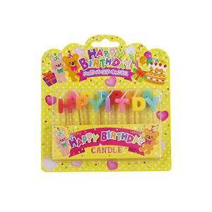 Nouveauté : Bougies d'anniversaire personnalisées avec logo, en cire de paraffine, faites à la main, non parfumées, emballage premium pour cadeaux de fête - Product Image 2
