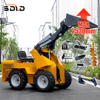 Attachement rapide de mini chargeuse compacte diesel électrique chaude d'usine chinoise avec le grappin de rondin