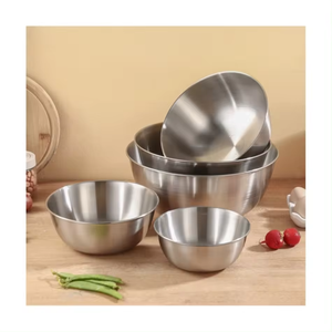 Corée Acier inoxydable 304 Grande capacité empilable Lave-vaisselle <span class=keywords><strong>Panier</strong></span> multi-usages Mélange à induction <span class=keywords><strong>Salade</strong></span> Bol de cuisson Ensembles - Product Image 5
