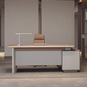 Bureau de direction de luxe durable pour manager PDG en bois <span class=keywords><strong>Design</strong></span> moderne Utilisation au bureau pour les écoles Table de direction - Product Image 3