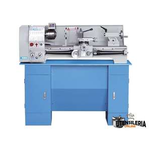 Torno paralelo Fervi T660 con cambio de velocidad de correa 230V 0.75kW - Product Image 1