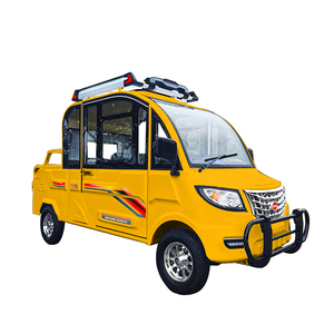Mini Camioneta Eléctrica Ligera de 4 Plazas, Tracción Trasera, Batería de Litio, Nueva Llegada, Económica, Asientos de Cuero, Portaequipajes Metálico en el Techo Trasero - Product Image 1