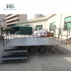 เวทีพกพาแบบปรับแต่งรูปทรงได้สำหรับงานอีเว้นท์ คอนเสิร์ต เวทีอลูมิเนียมอัลลอยพับได้สำหรับงานแต่งงานและงานอีเว้นท์ - Product Image 3