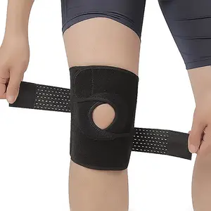 High quality knee pads soft and comfortable Knee Support Brace, knee brace strap support knee pad, knee strap power life