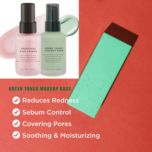 Pores Rides Couvrant Visage Apprêt Rougeur Correction Vert Maquillage <span class=keywords><strong>Base</strong></span> Velouté Apaisant Hydratant Pour Le Contrôle De La Brillance Du Sebum - Product Image 2