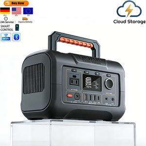 Système de stockage d'énergie portable pour la maison, générateur solaire, <span class=keywords><strong>batterie</strong></span> LiFePO4, onduleur à onde sinusoïdale pure de 300 watts, charge sans fil, démarrage rapide - Product Image 1