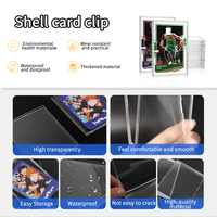Protège-cartes transparents à chargement par le haut, en acrylique sans acide et sans PVC, conformes aux normes d'archives, compatibles avec les protège-cartes standard