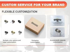 便利な円筒形ノブロック安全ドアロック - Product Image 3