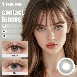 YITONGNIAN <span class=keywords><strong>Lentilles</strong></span> de contact annuelles colorées grand diamètre en gros, matériau HEMA souple, en stock entrepôt - Product Image 1
