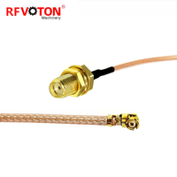 Rallonge coaxiale RF U.FL UFL GEN1 à SMA femelle cloison prise mâle prise WiFi antenne coaxial RG178 1.13 1.37 câble en queue de cochon