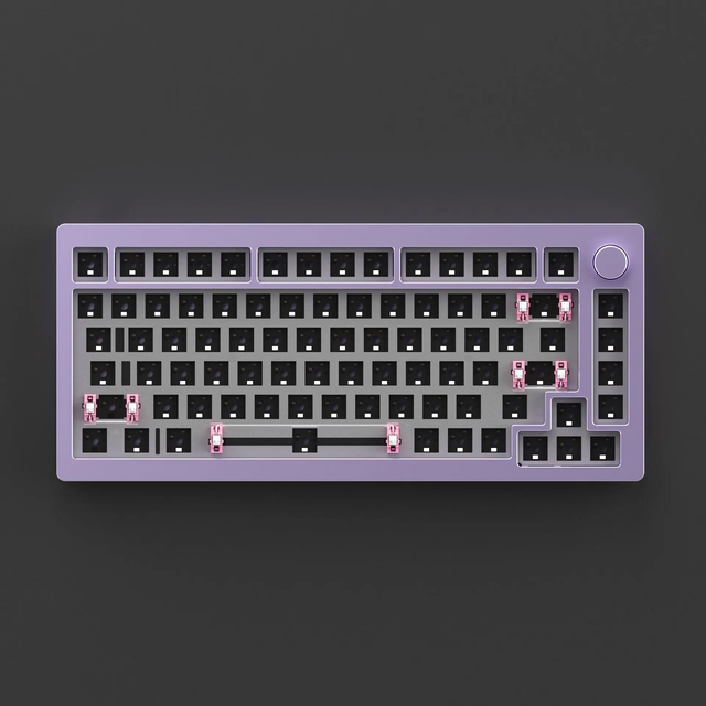 MonsGeek M1 Wired Keyboard DIY Kit 75% RGB Hot-swap Mechanical Keyboard CNC Barebone Kit