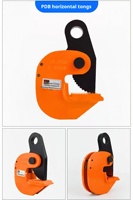 Pince de levage réglable pour plaque de nivellement, capacité 1-10 tonnes, pince de type C robuste en acier allié à faible teneur en carbone, peinte