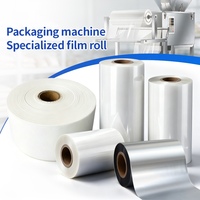 Rouleau de film d'emballage transparent pour sachets de poudre de café et machine d'emballage verticale de type remplir-sceller