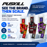 PUSKILL Mémoire RAM DDR4 haute vitesse 16 Go 3200 MHz CL16 pour ordinateur de bureau, module UDIMM 288 broches pour mise à niveau de PC et reconstruction de système