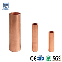 Cosses de câble tubulaires en cuivre pur GT, non isolées, à anneau, pour réfrigérateur